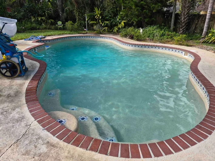 After Green Pool Cleanup Transformation